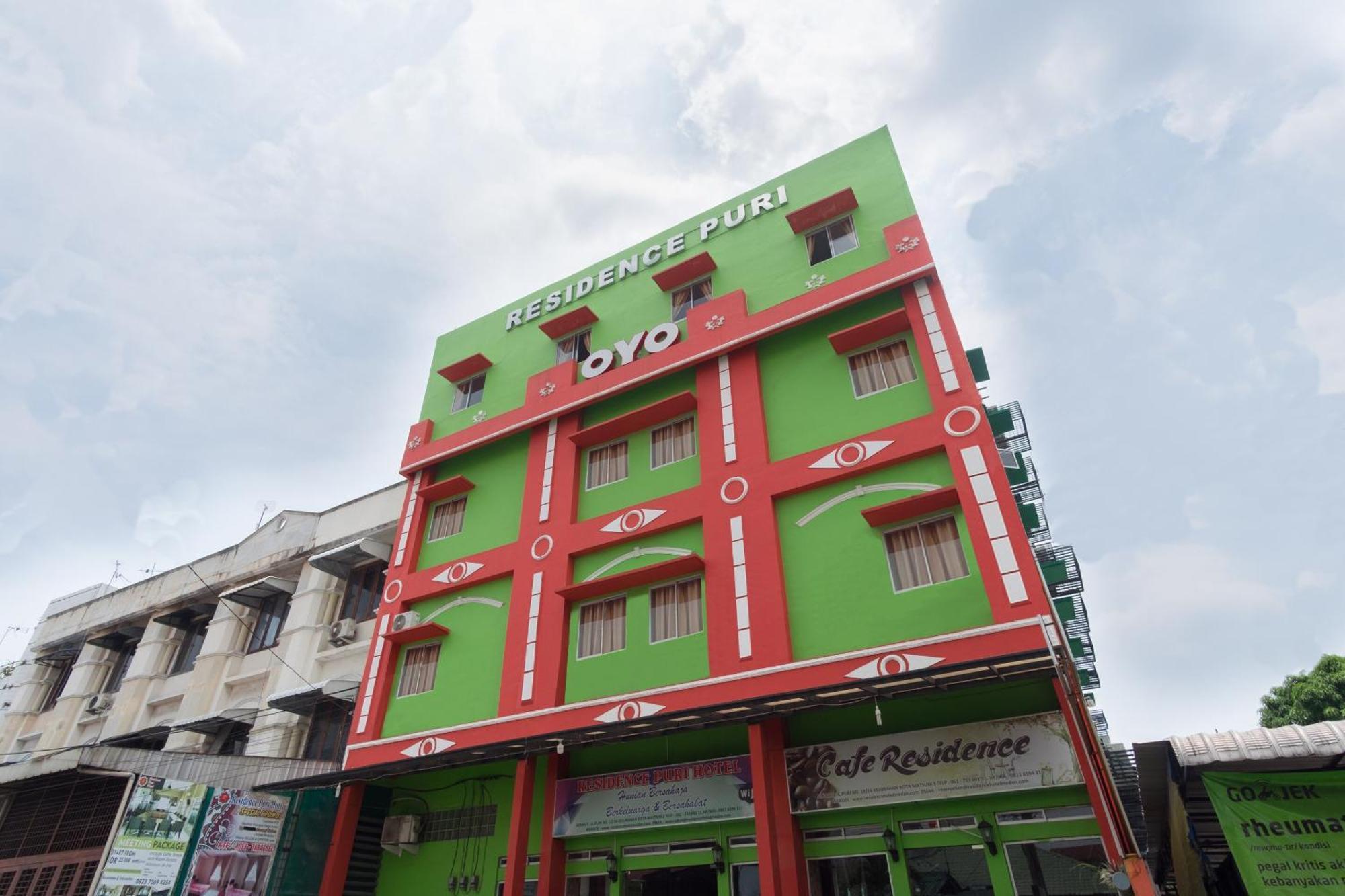 Capital O 615 Residence Puri Hotel Syariah Medan Exterior foto